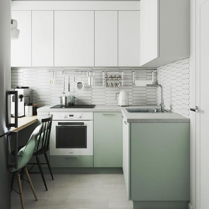 Пример кухни эконом-класса от фабрики Шкаф и Кухня в Барнауле