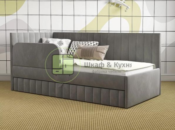 Детская мягкая кровать Лайни